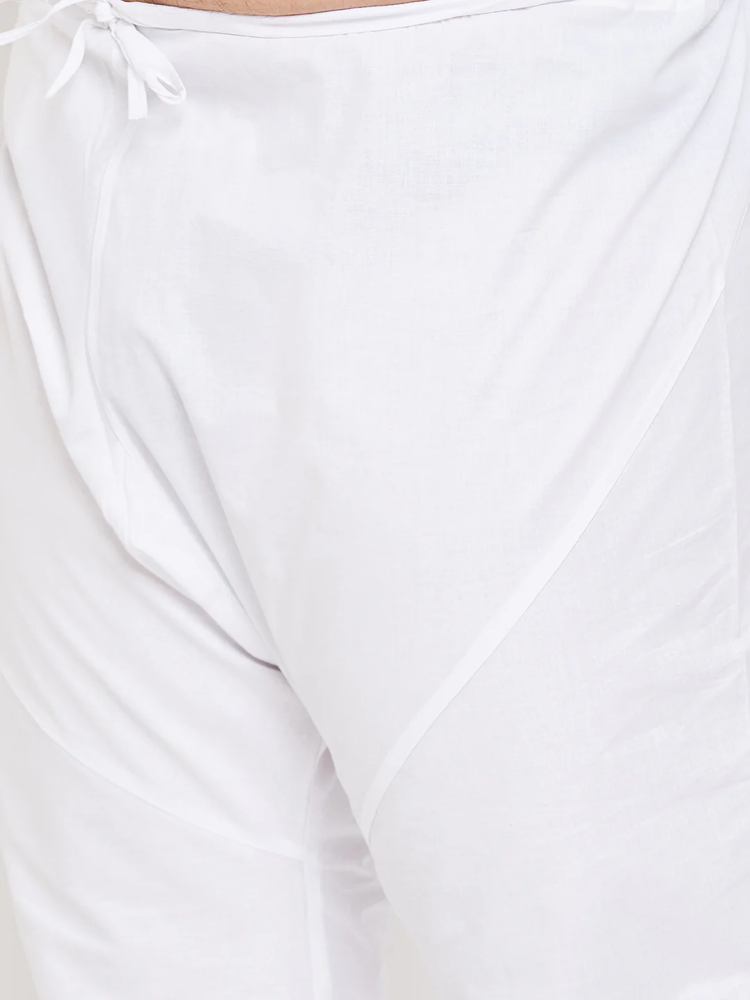 Men's Plus Size Mustard Cotton Kurta And Pyjama Set - Image 5