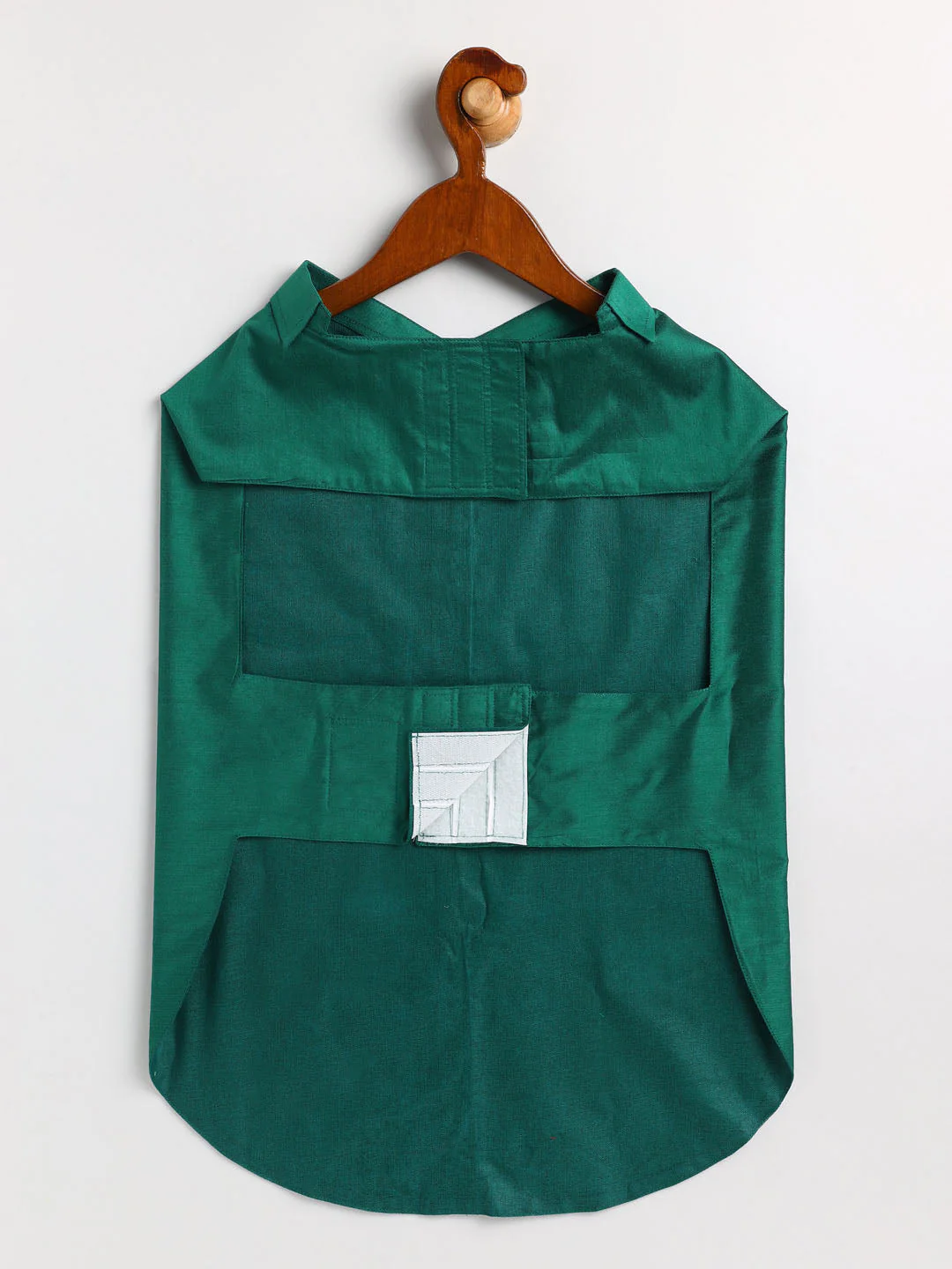 Dogs' Green Silk Blend Shirt And Dupatta Set - Image 4