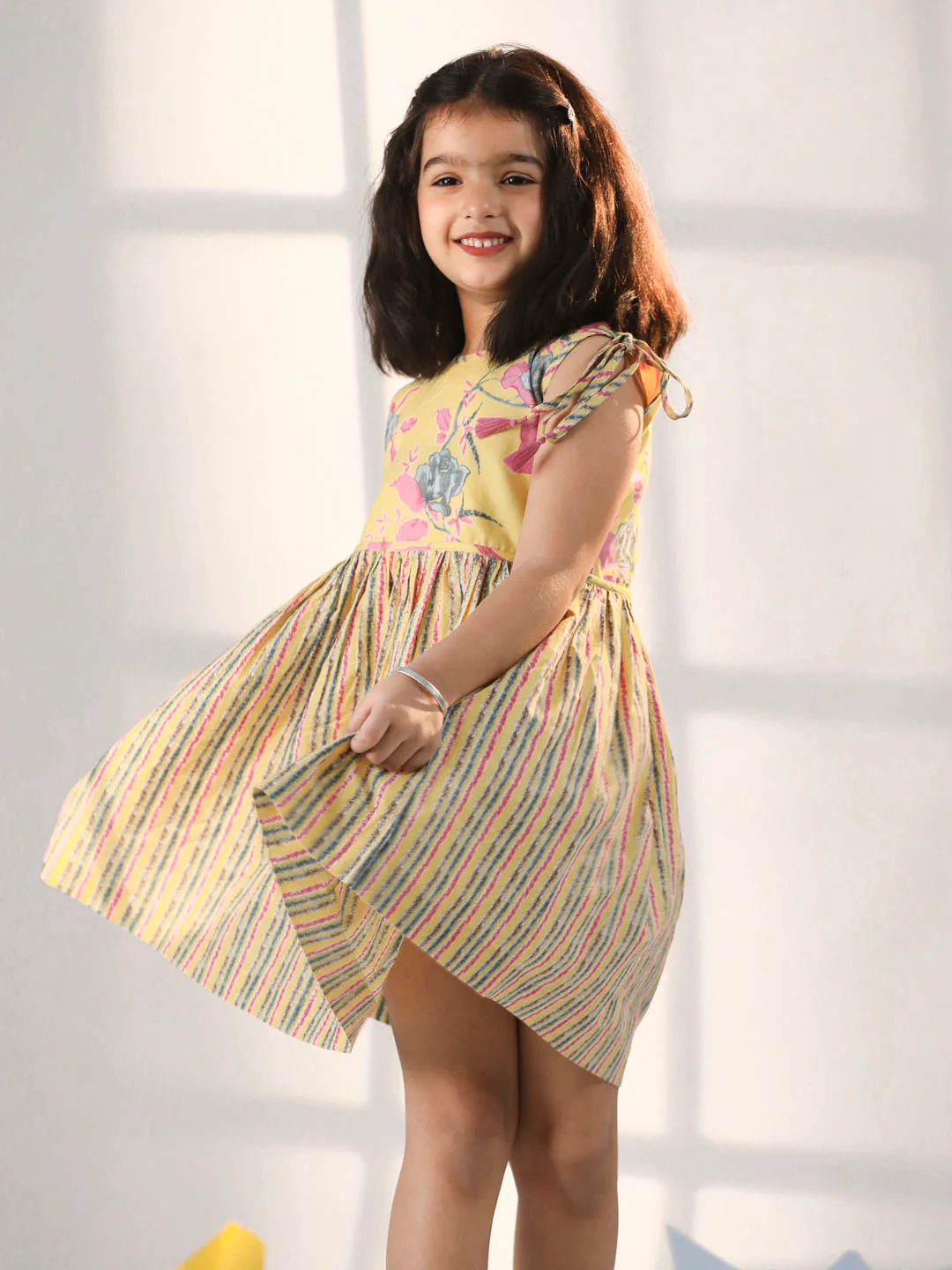 Girl's' Yellow Dress - Image 6