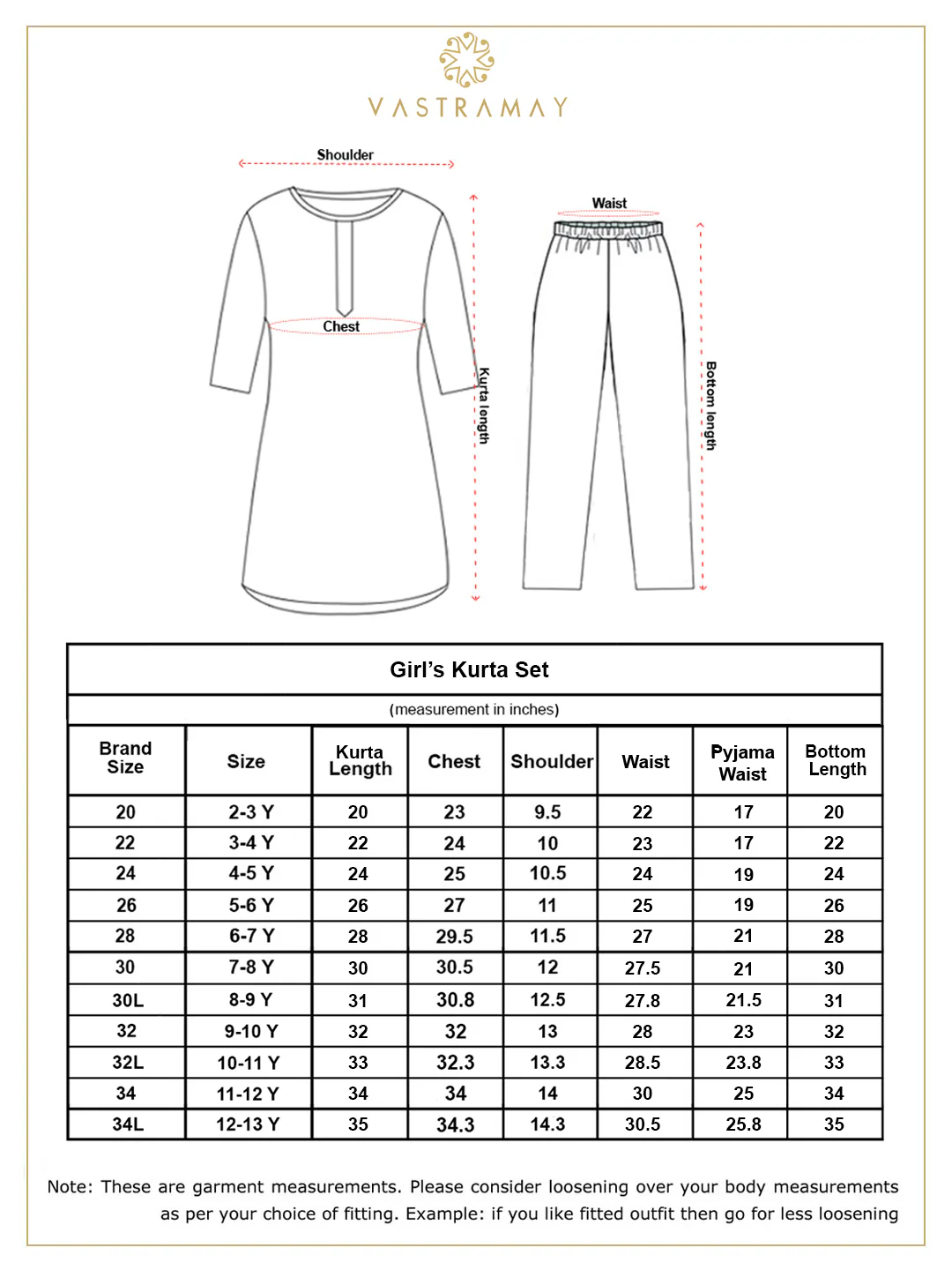 Girl's Yellow Floral Printed Kaftan Kurta With Cream Pant Set - Image 9