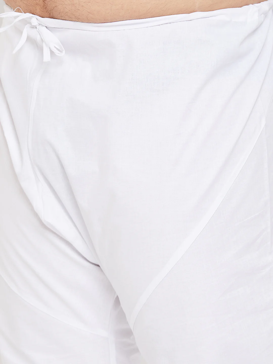 Men's Plus Size Pink Cotton Kurta And Pyjama Set - Image 5